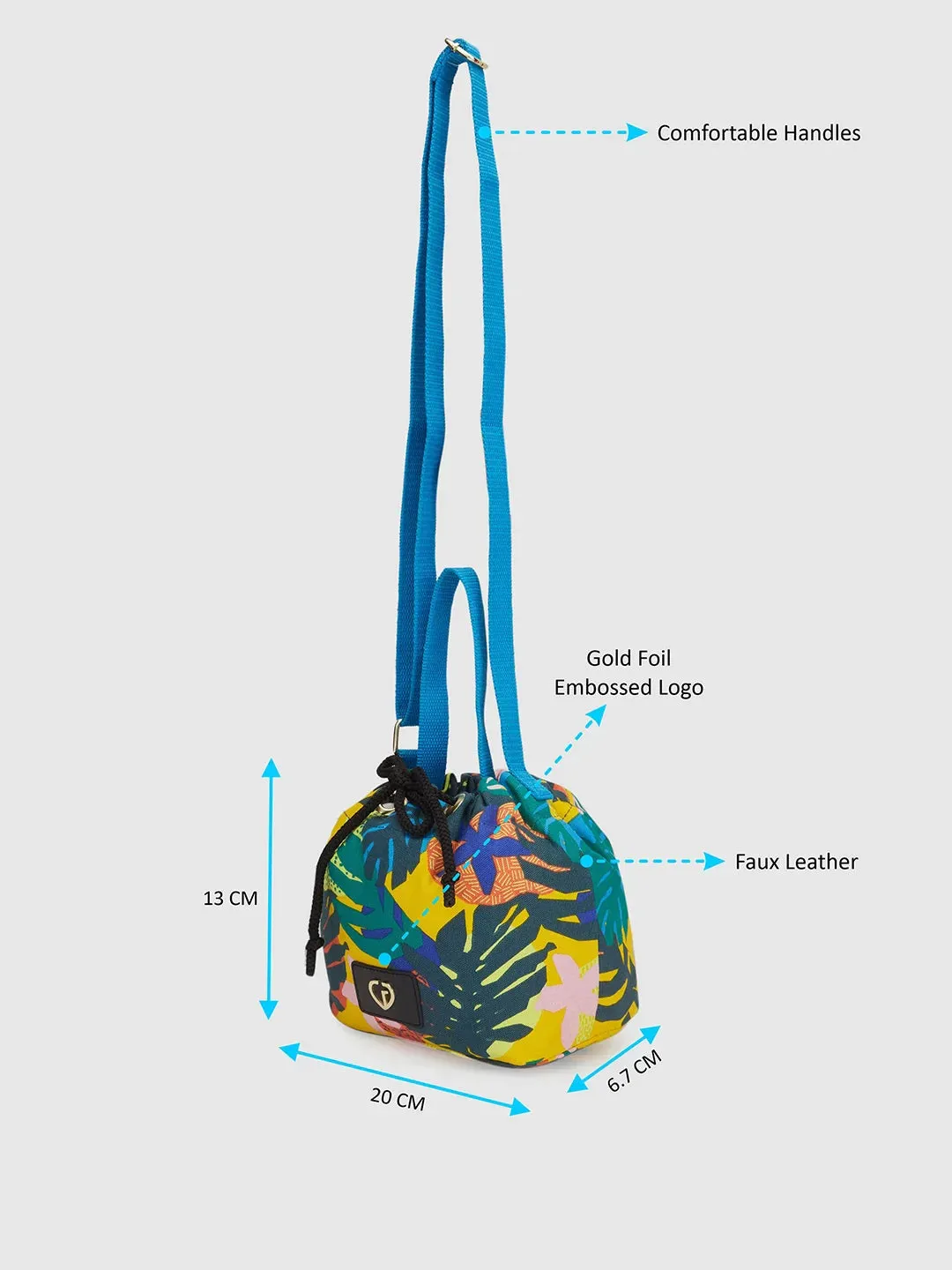Caprese Octavia Small Ochre Sling Bag