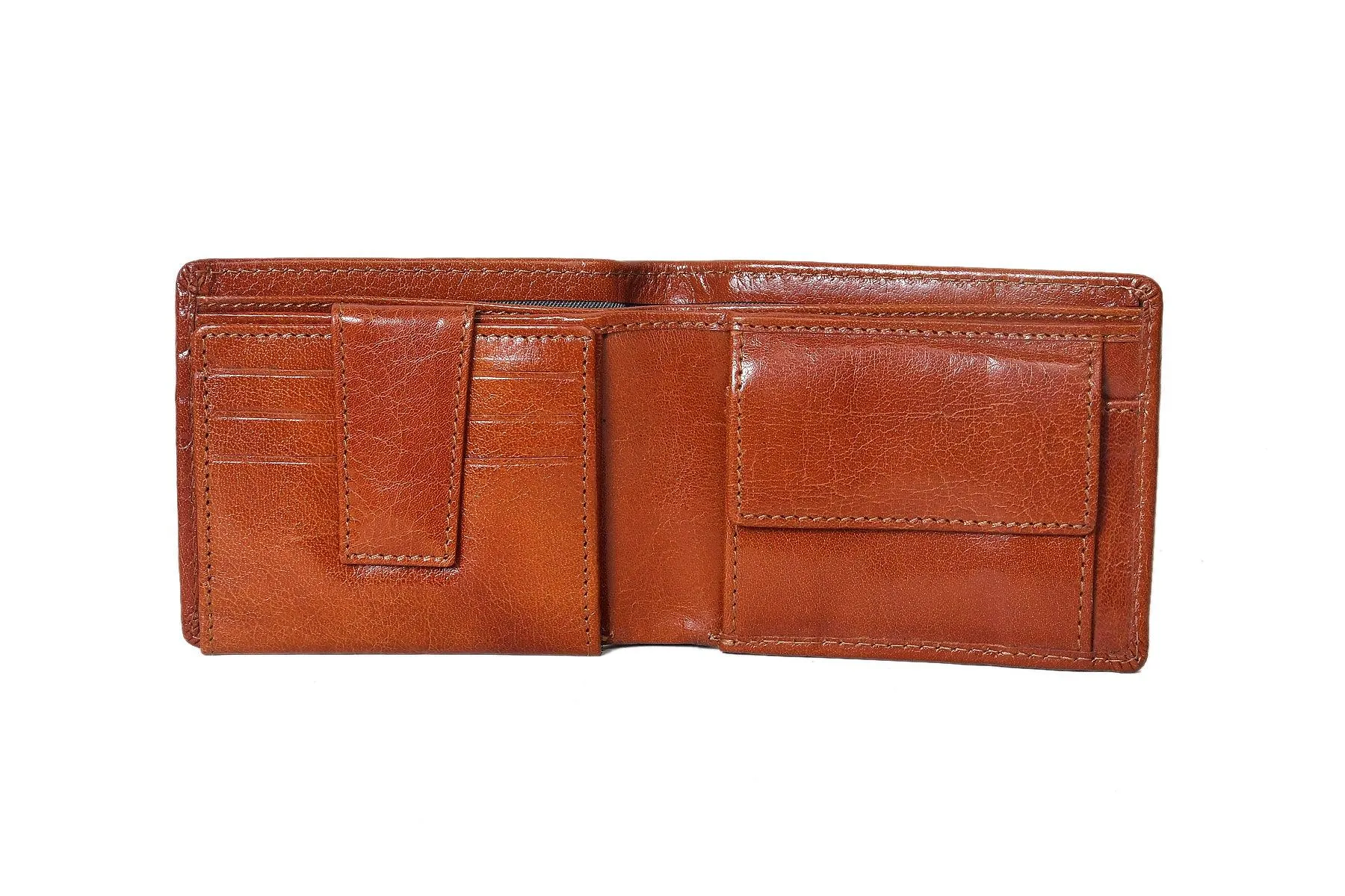 Celtic Tan Color Pure Leather Wallet For Men, Art:- LA-1399