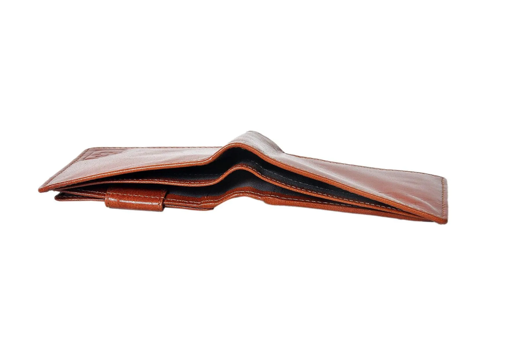 Celtic Tan Color Pure Leather Wallet For Men, Art:- LA-1399
