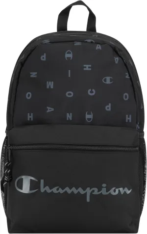 Champion Merit Backpack, Black/Grey, One Size
