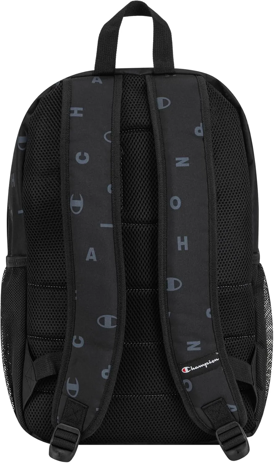 Champion Merit Backpack, Black/Grey, One Size