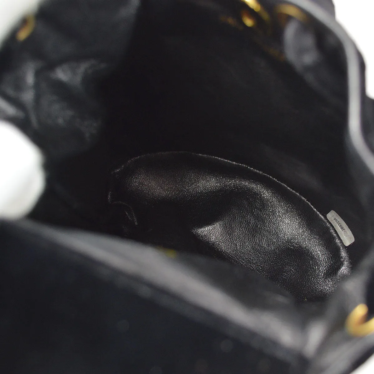 CHANEL * 1994-1996 Black Velvet Duma Backpack Small