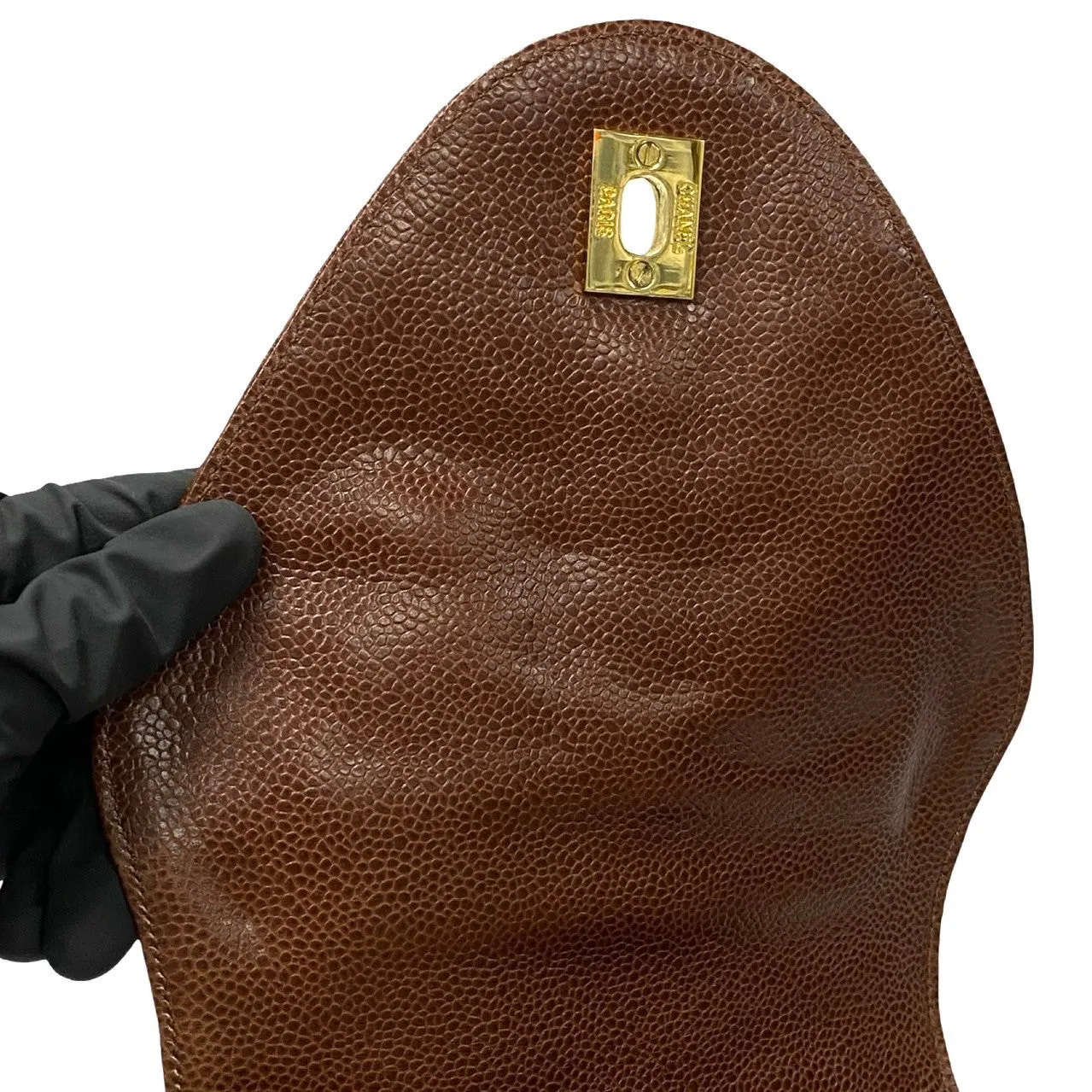 Chanel  Backpack Brown Leather