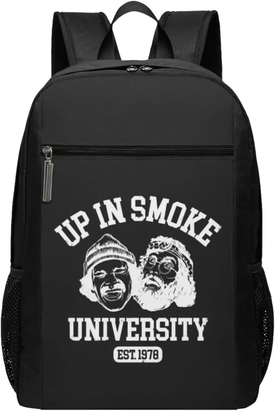 Cheech and Chong University Travel Laptop Backpack, Business Anti Theft Slim Sturdy Laptops Backpacks, College Computer Bag Gift for Men & Women Fits 17 Inch Notebook,Black