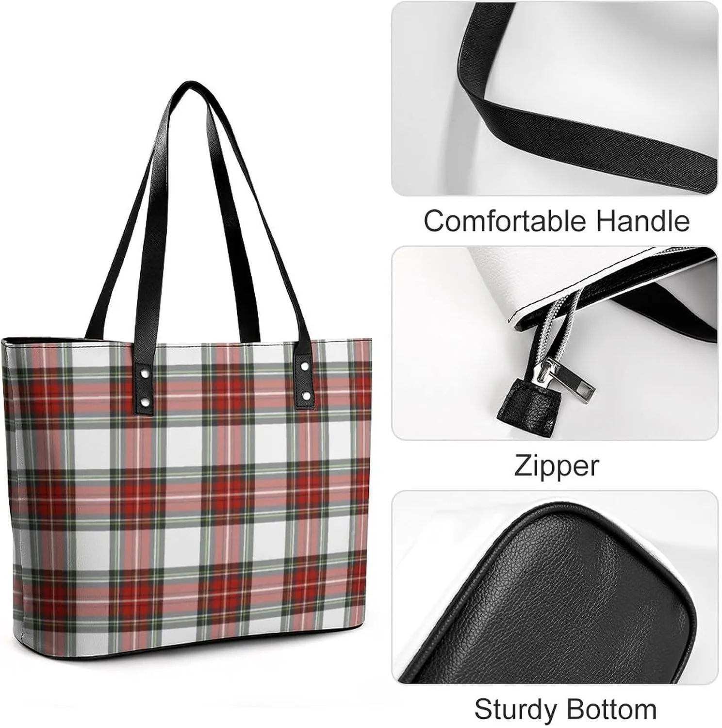 Clan MacArthur Arthur Large Capacity Portable Leather Handbag