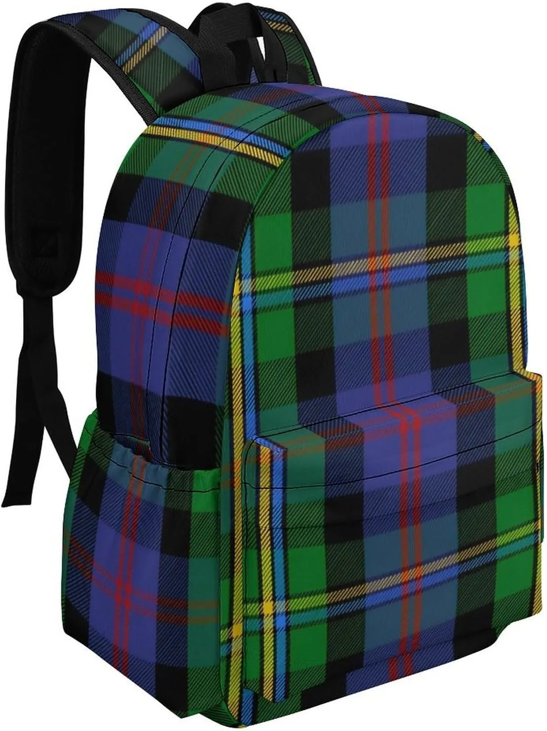 Clan Malcolm Tartan Casual Lightweight Large Capacity Travel Backpack Unisex