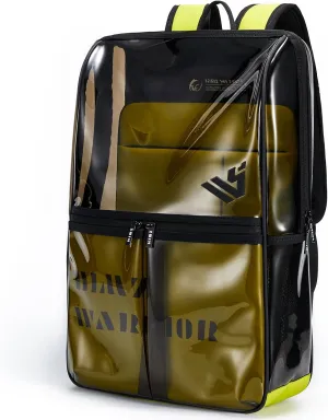 Clear Backpack Heavy Duty for Adults Men Work with Reinforced Straps, Laptop Bag for Stadium Events