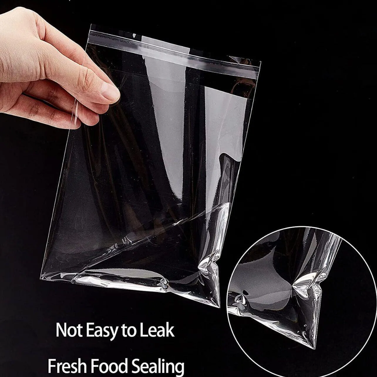 Clear Plastic Self Adhesive Candy Packaging Bags 100PCS