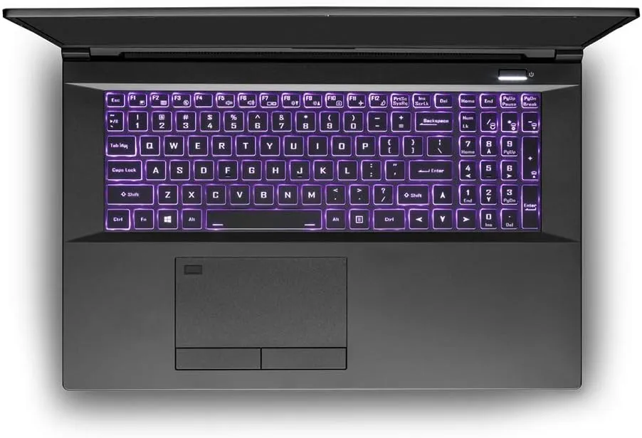 Clevo PC70DF1 Gaming & Business Laptop (Intel i7-10875H 8-Core, 16GB RAM, 256GB PCIe SSD, RTX 2070 (Max-Q), 17.3" 144Hz Full HD (1920x1080), Fingerprint, WiFi, Win 10 Pro) (Renewed)