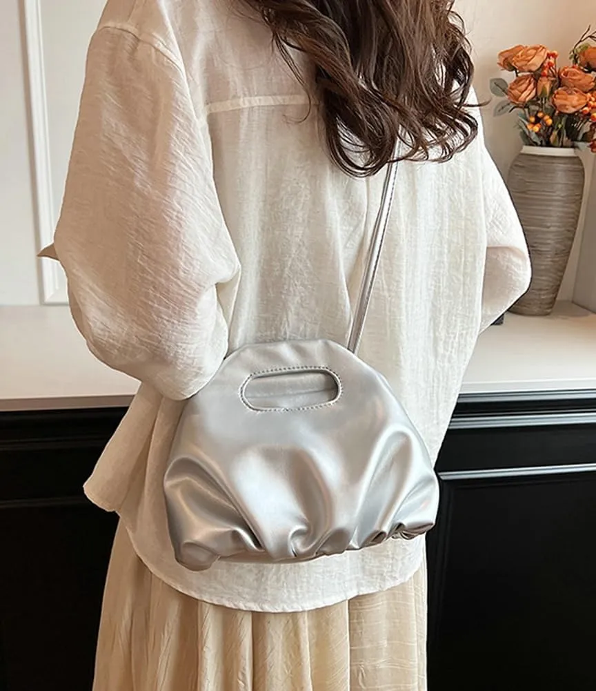 Cloud Purse Clutch for Women Trendy Shoulder Bag PU Leather Tote Bags Cute Hobo Crossbody Bag Evening Handbag