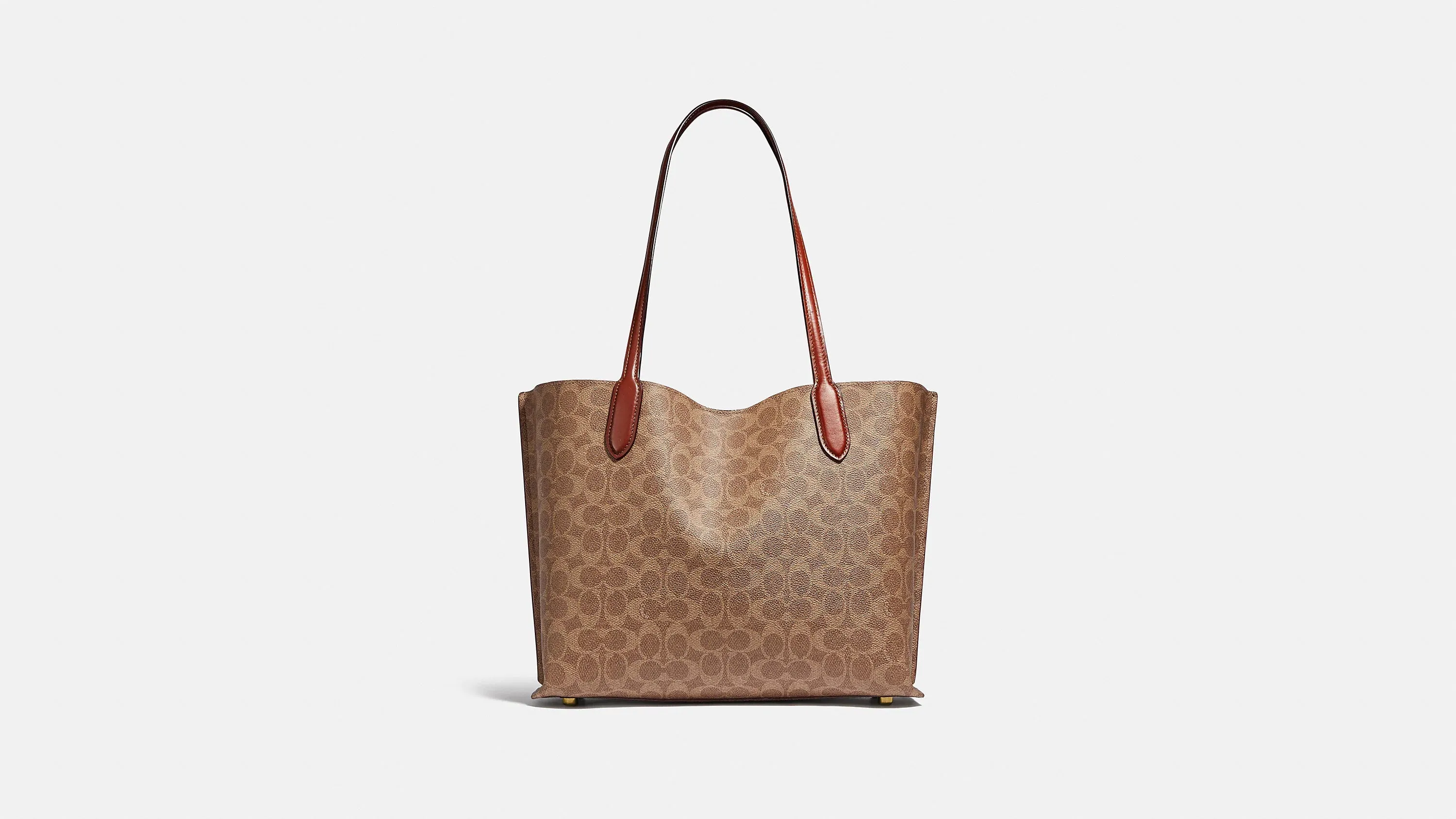 COACH WILLOW TOTE BAG SIGNATURE CANVAS