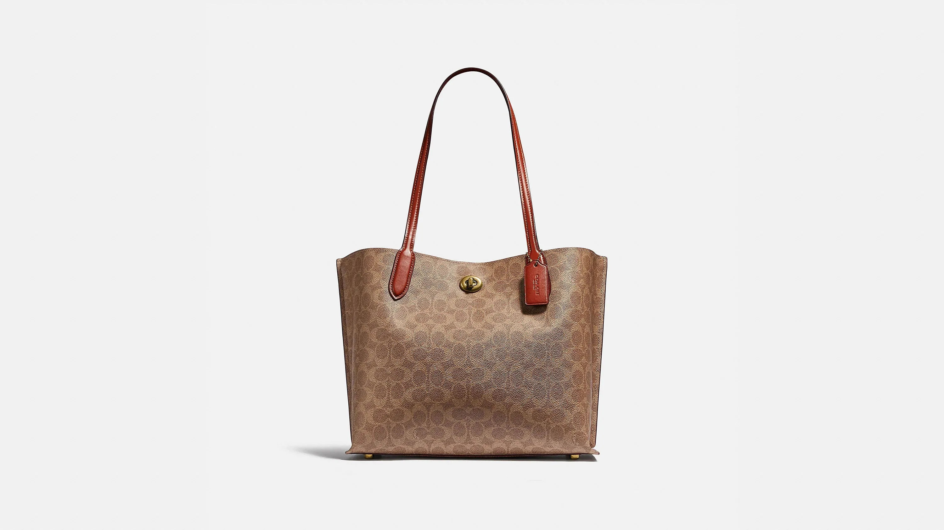 COACH WILLOW TOTE BAG SIGNATURE CANVAS