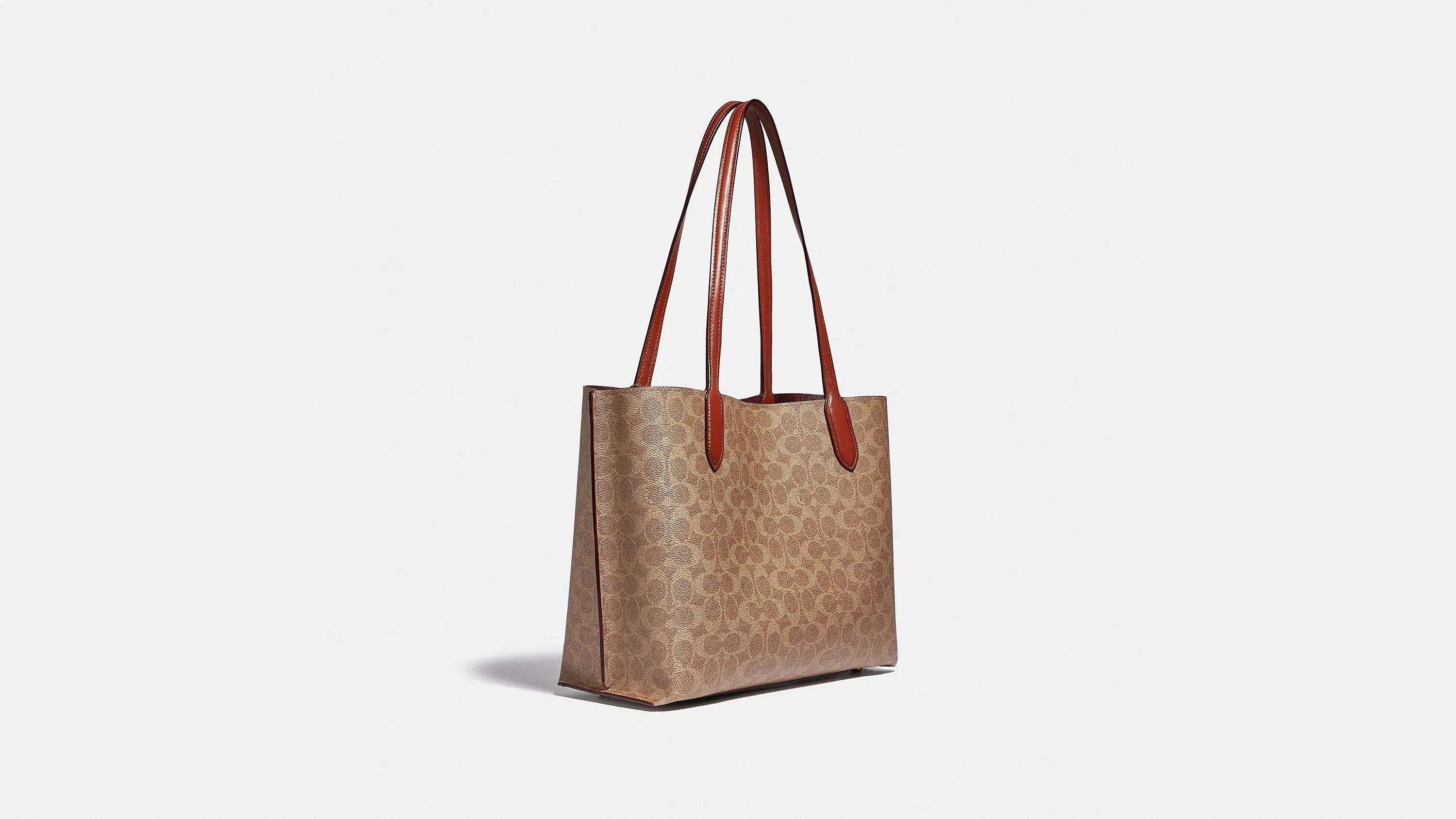 COACH WILLOW TOTE BAG SIGNATURE CANVAS