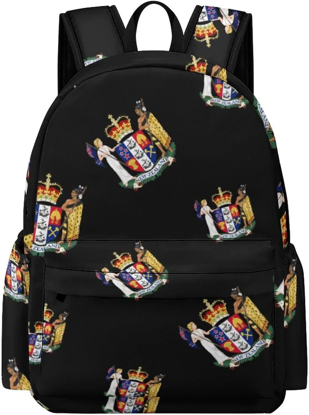 Coat of Arms of New Zealand Backpack for Mens Womens Shoulder Backpacks Travel Bag Laptop 16.5x11.8x5.9in