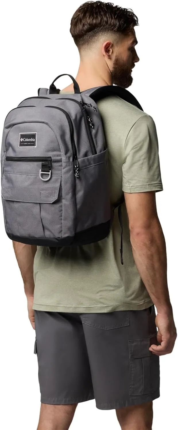 Columbia Unisex Buxton 26L Backpack, City Grey Heather, One Size