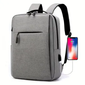 Compact Business Laptop Bag with USB Charging