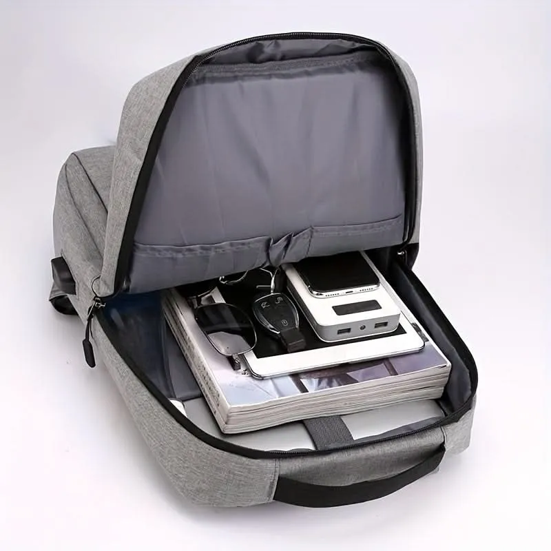 Compact Business Laptop Bag with USB Charging