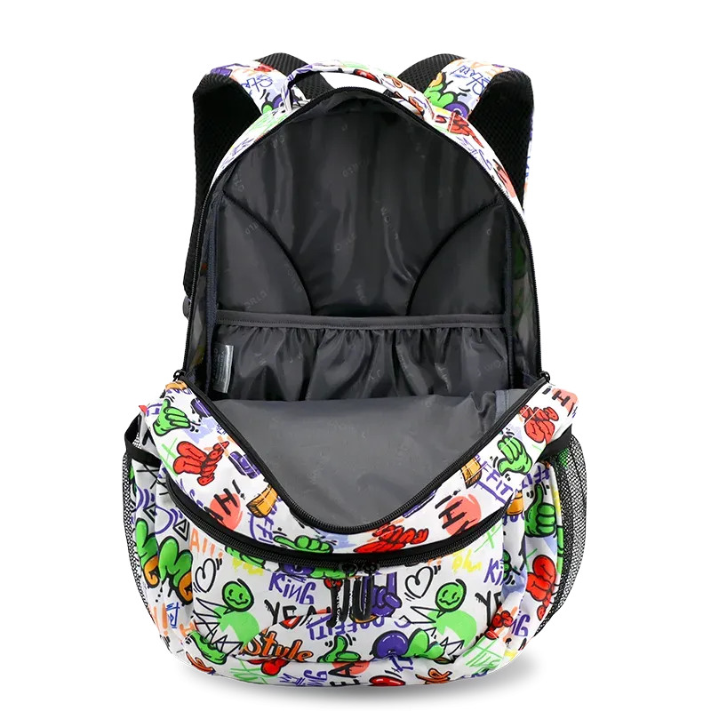 Cornelia Laptop Backpack in Street Art