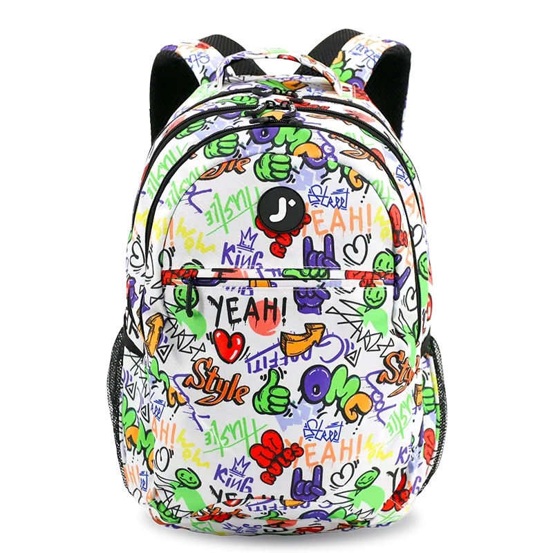Cornelia Laptop Backpack in Street Art