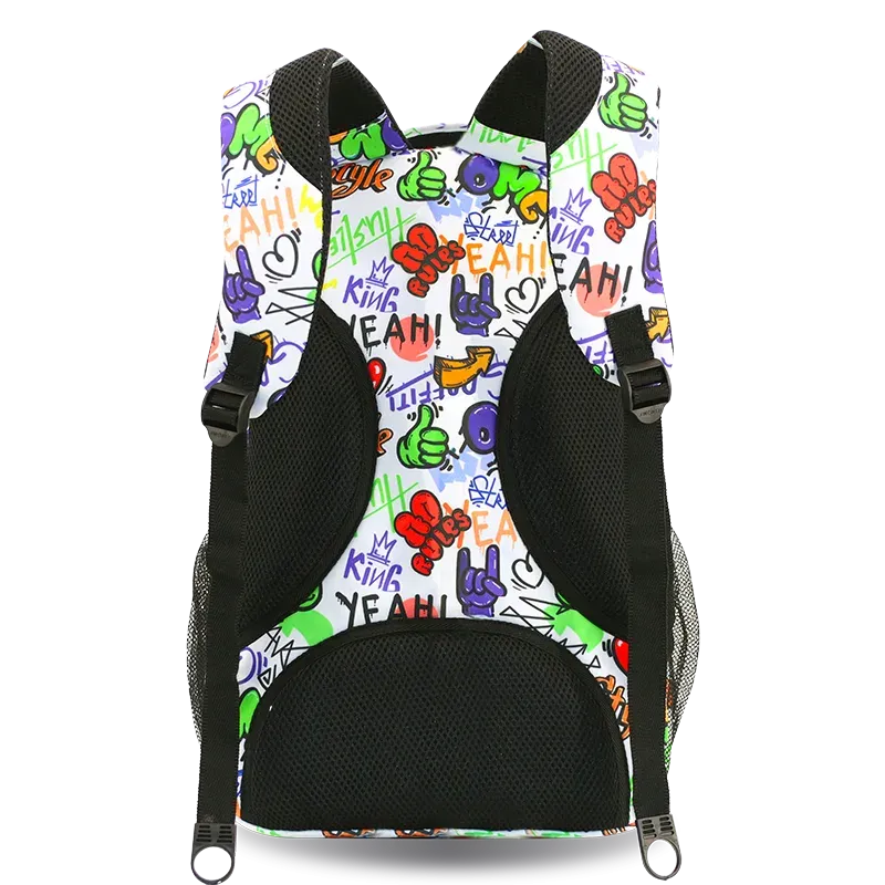 Cornelia Laptop Backpack in Street Art
