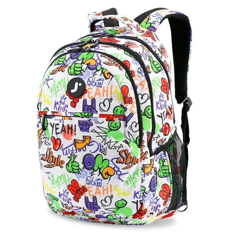 Cornelia Laptop Backpack in Street Art