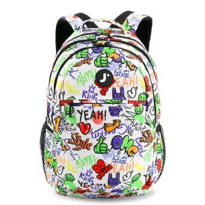 Cornelia Laptop Backpack in Street Art