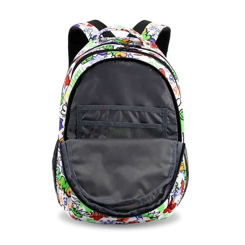 Cornelia Laptop Backpack in Street Art