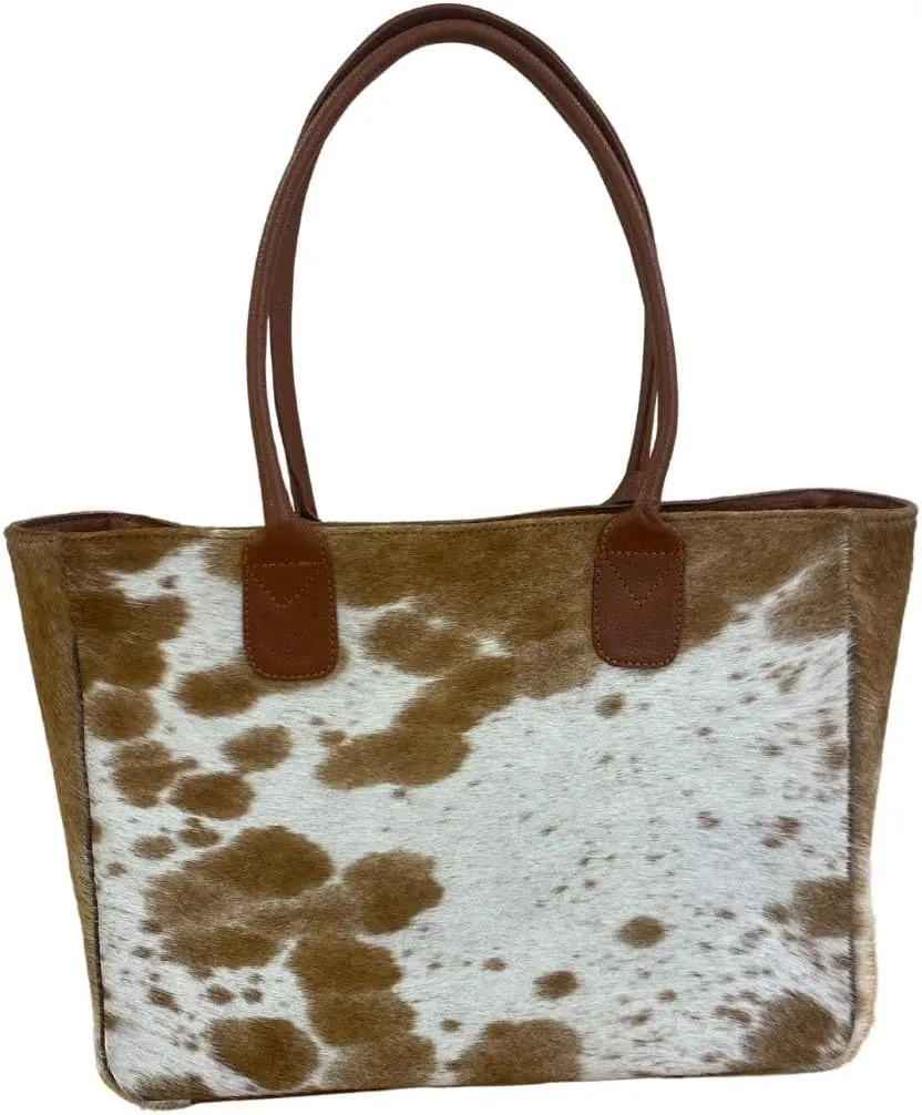 Cowhide Tote Bag – Stylish Shoulder Purse for Women | Durable, Chic & Versatile Everyday Bag for Work, Travel & Casual Use