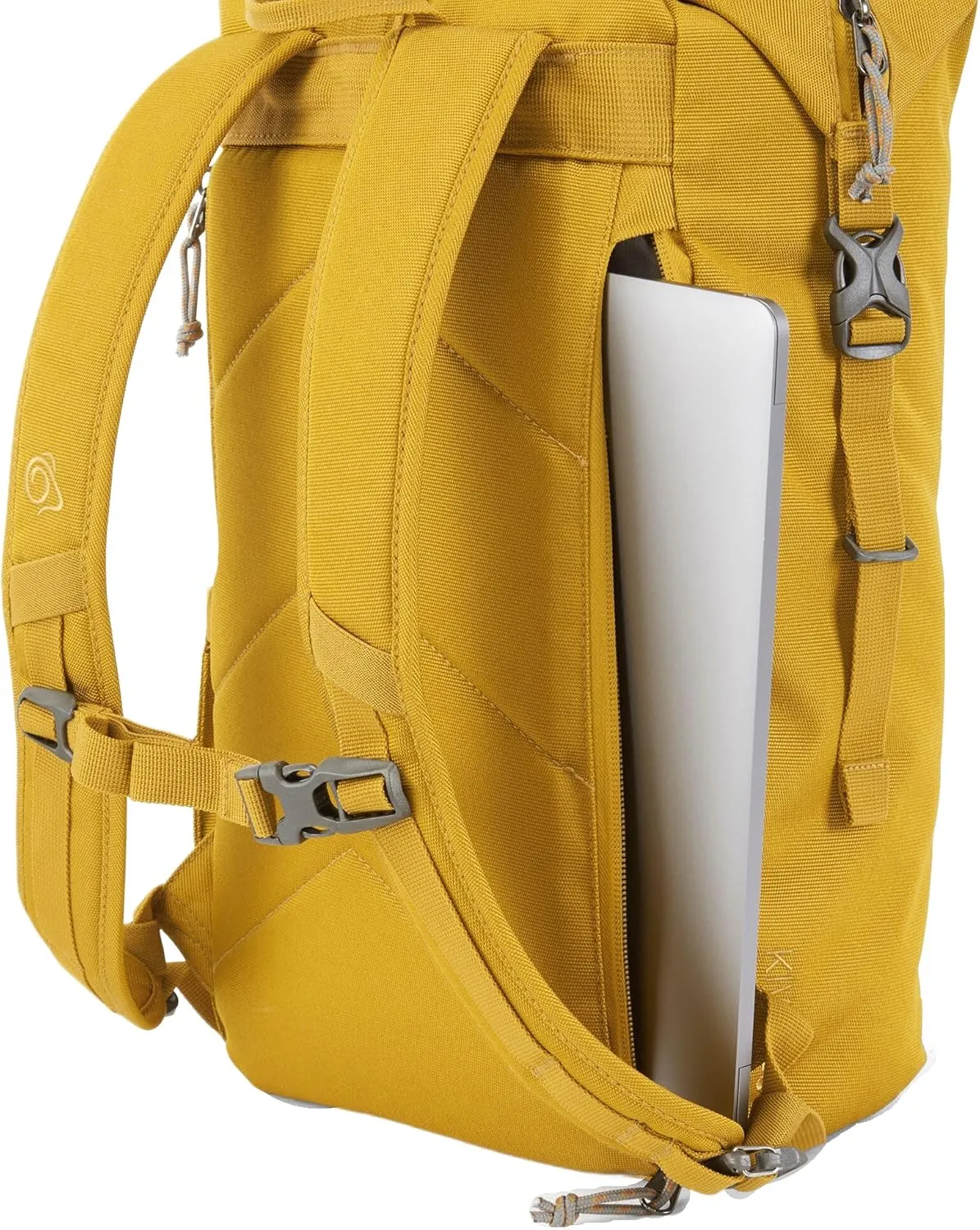 Craghoppers Adult Kiwi Classic Rolltop Backpack, Dark Butterscotch, 16 Liter