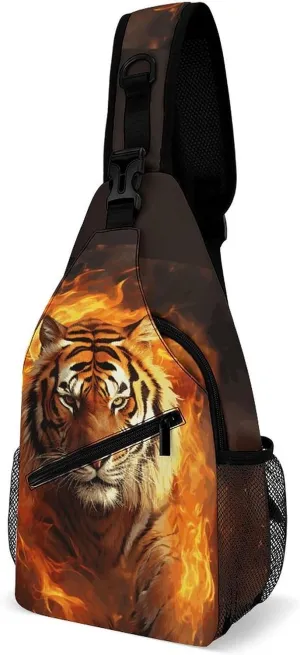 Crossbody Sling Bag Beagle Patterns Backpack Sling Bag Travel Hiking Chest Bag Shoulder Bag Daypack