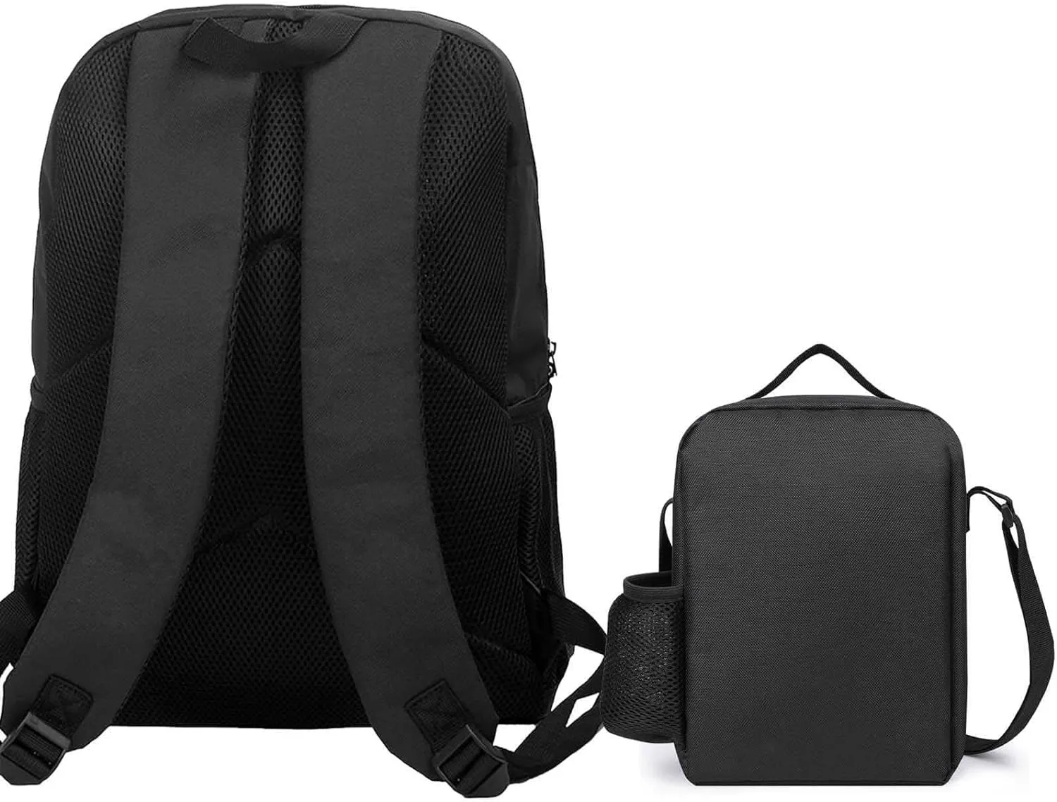 Custom Baltimore Backpack 3-Piece Set for Men Women Includes Laptop Bag Personalized Name Number Lunch Box and Pencil Case Gifts for Boys Girls Fans