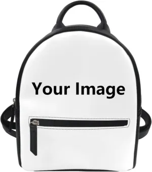 Custom Mini Girls Backpack PU Leather Travel Shoulder Bag Fashion Design Gifts for Women