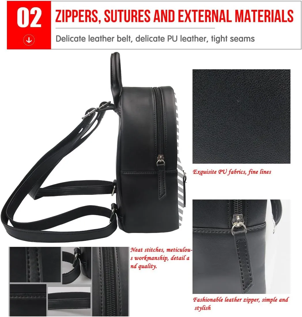 Custom Mini Girls Backpack PU Leather Travel Shoulder Bag Fashion Design Gifts for Women