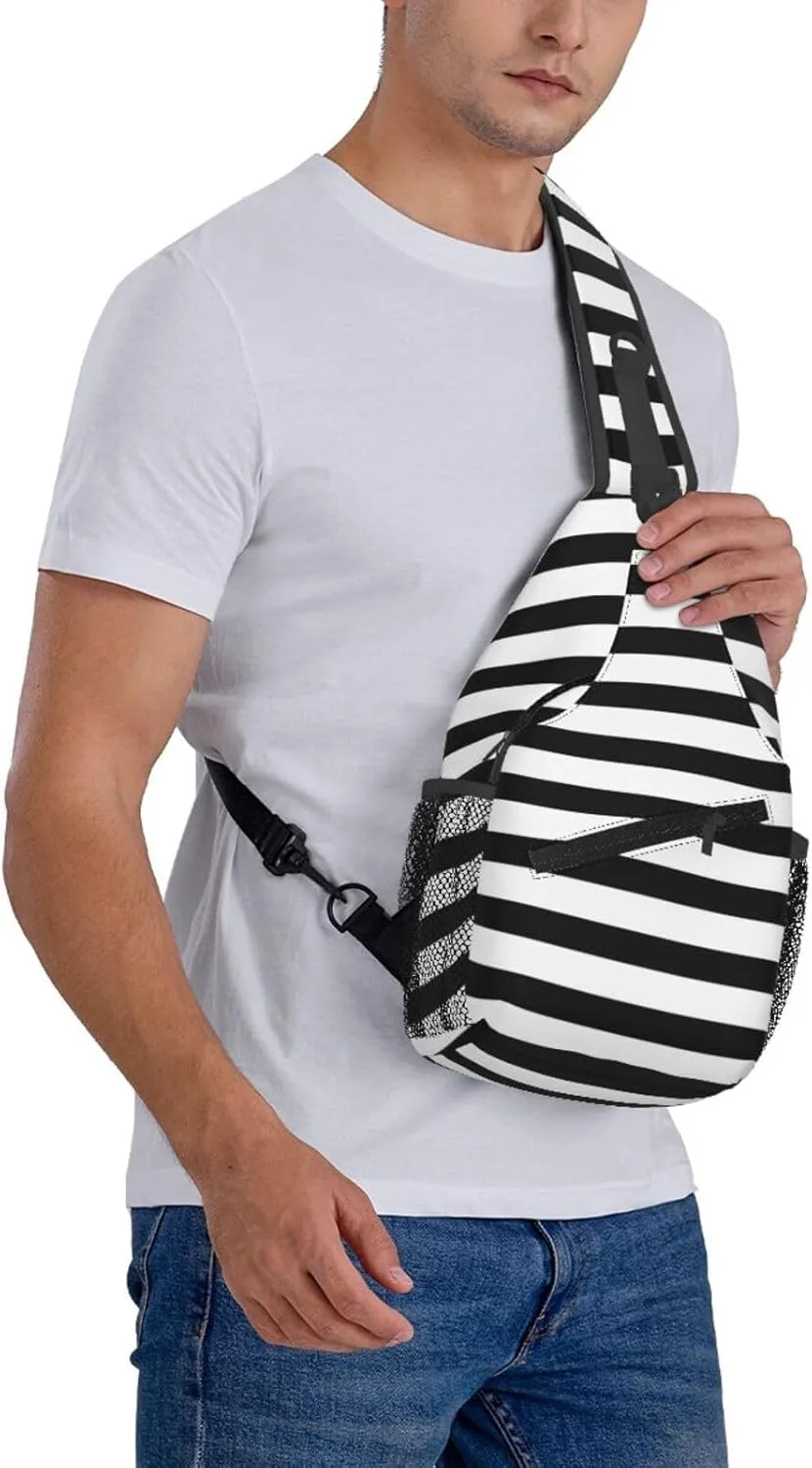 Cute Sea Otters Sling Bag Casual Chest Bags Adjustable Crossbody Bag Shoulder Backpack For Travel Hiking