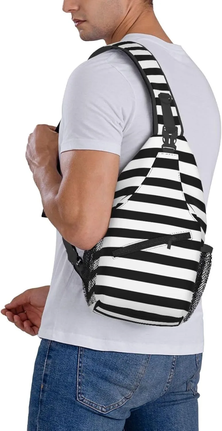 Cute Sea Otters Sling Bag Casual Chest Bags Adjustable Crossbody Bag Shoulder Backpack For Travel Hiking