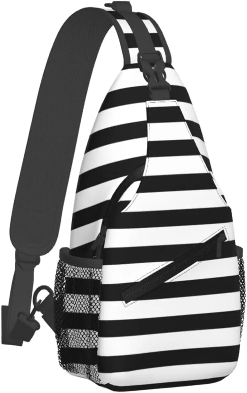 Cute Sea Otters Sling Bag Casual Chest Bags Adjustable Crossbody Bag Shoulder Backpack For Travel Hiking