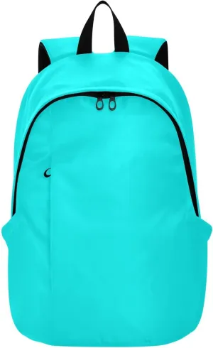 Cyan Laptop Backpack for Women Men 25L Casual Hiking Daypack Bag Travel Backpack for 15.6 inch Laptop Cyan