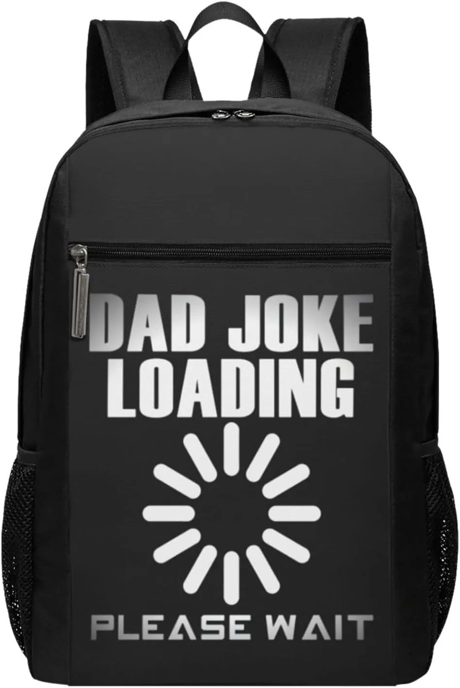 Dad Joke Loading Travel Laptop Backpack, Business Anti Theft Slim Sturdy Laptops Backpacks, College Computer Bag Gift for Men & Women Fits 17 Inch Notebook,Black