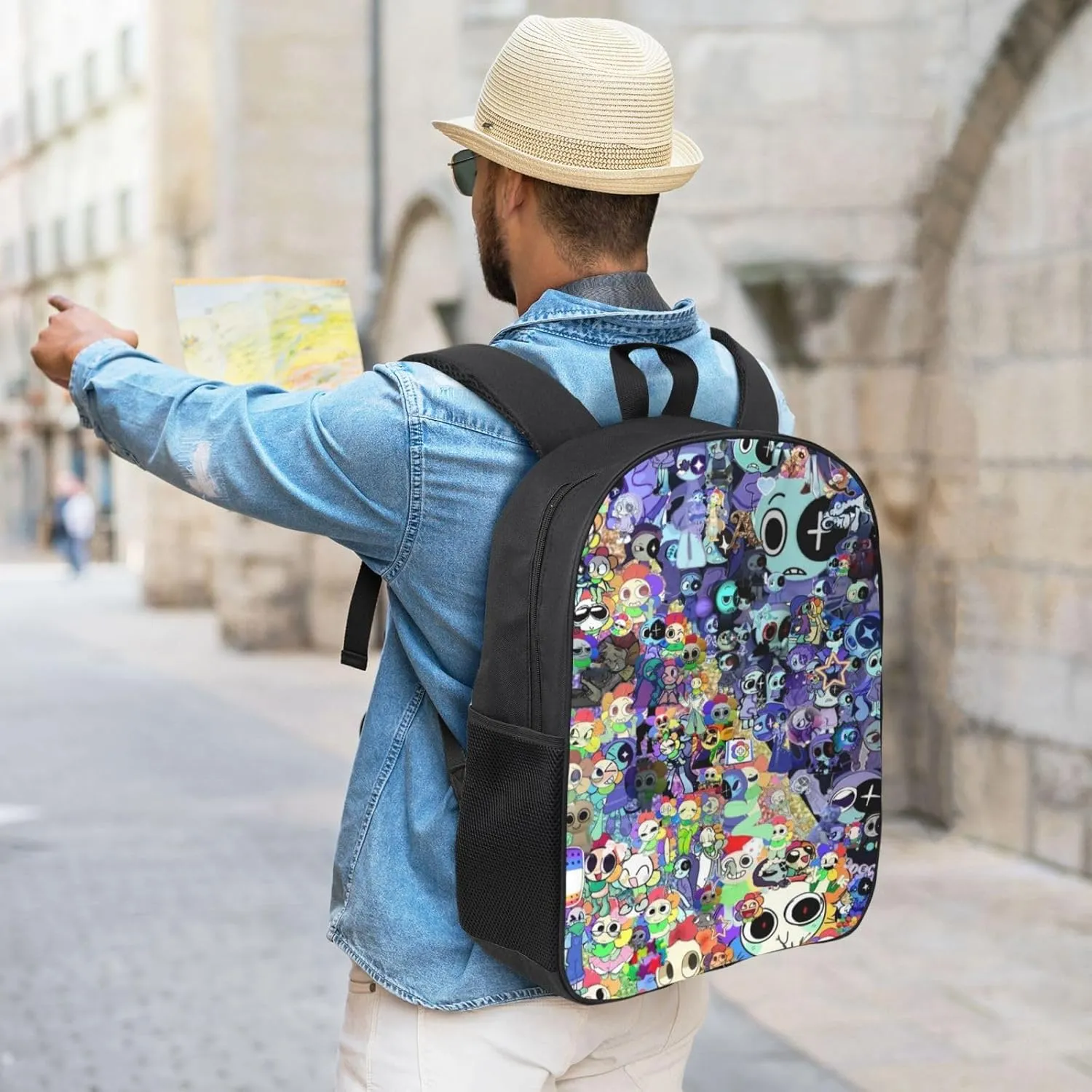 Dandys World Backpack Lightweight Laptop Backpack Cute Travel Backpacks For Unisex 17in