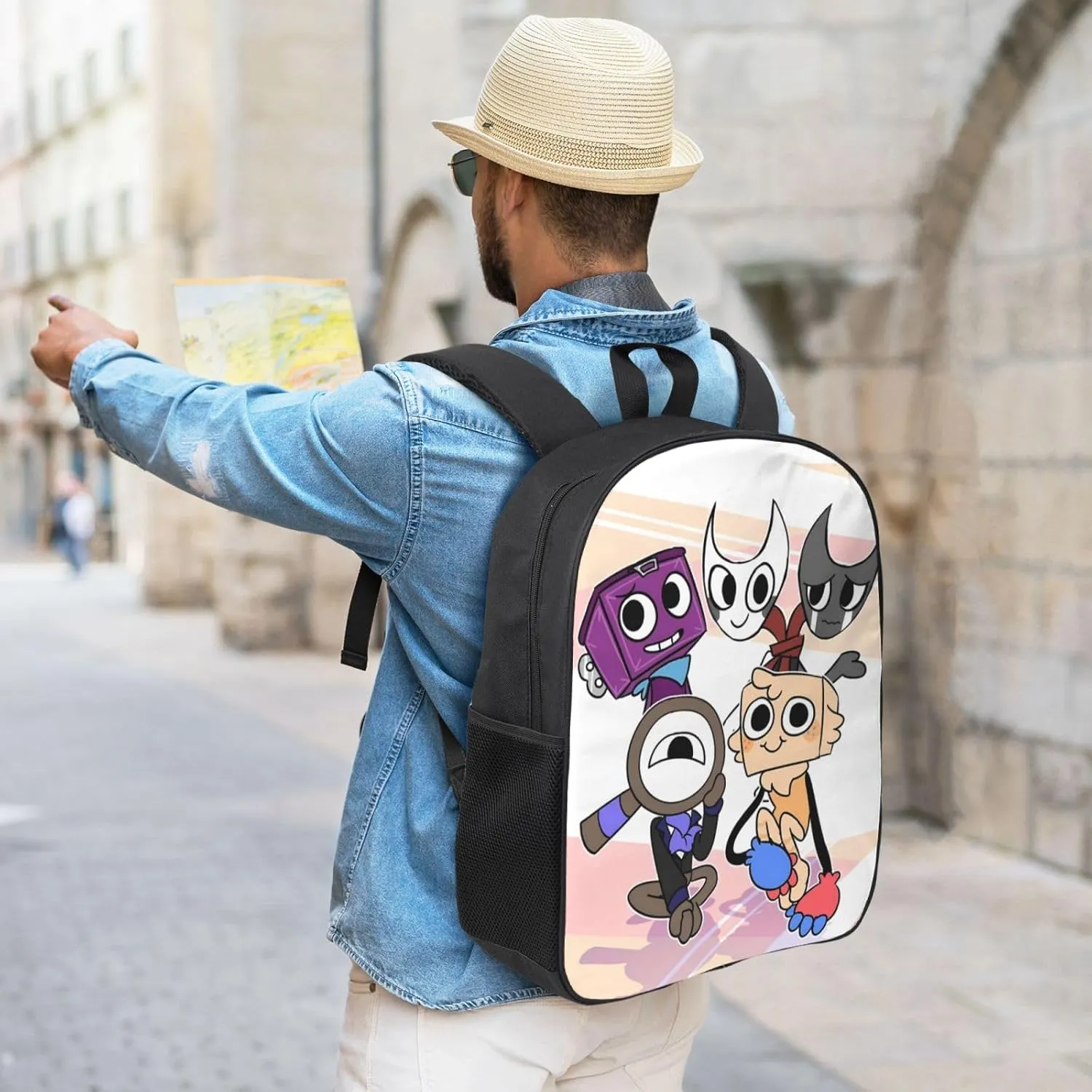Dandys World Backpack Lightweight Laptop Backpack Cute Travel Backpacks For Unisex 17in