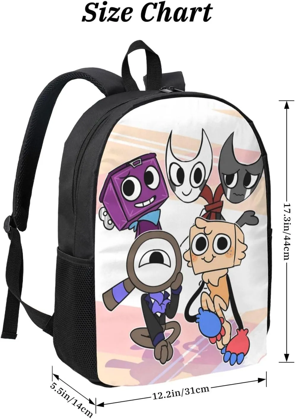 Dandys World Backpack Lightweight Laptop Backpack Cute Travel Backpacks For Unisex 17in