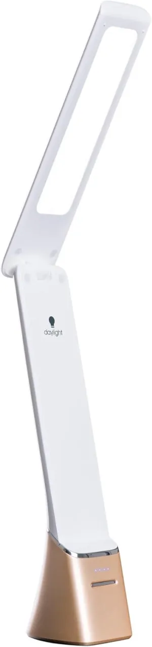 daylight Smart Go Portable Ideal for Reading, Light Therapy, Everyday Tasks, Crafts, Desk Work, DIY, Led, Chargeable lamp, 1 Count (Pack of 1), White