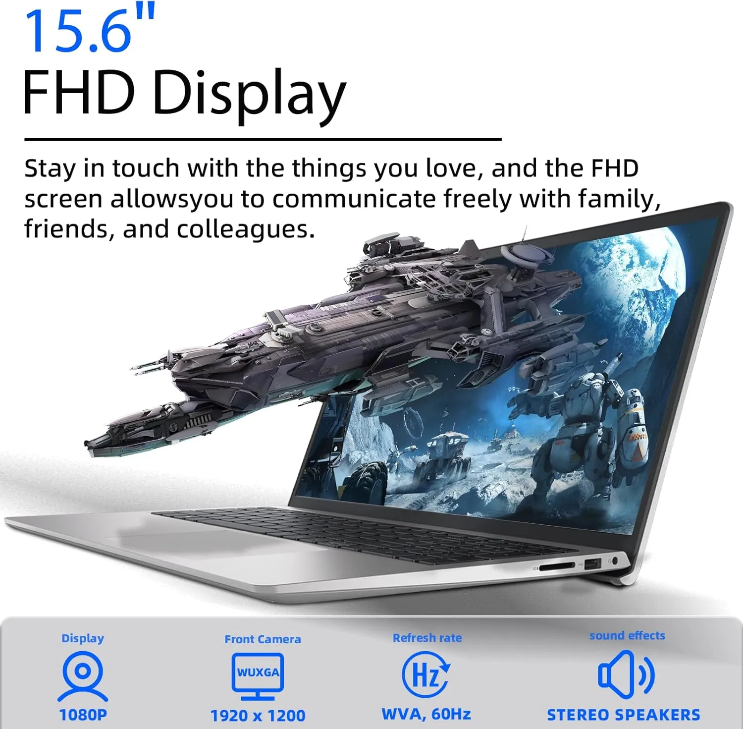 Dell Inspiron-3530 15.6in-FHD Business Laptop - 13th Gen Intel i7-1355U, Intel Iris Xe Graphics, Wi-Fi 6, Backlit Keyboard, Fingerprint Reader, w/USB Hub Win11 Pro & MS Office (64GB | 2TB SSD)