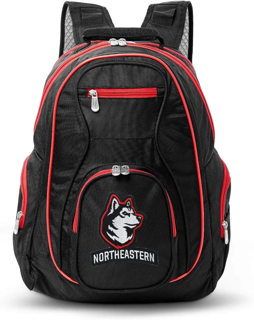 Denco Northeastern University Huskies Laptop Backpack- Fits Most 17 Inch Laptops and Tablets - Ideal for Work, Travel, School, College, and Commuting