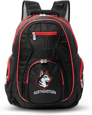 Denco Northeastern University Huskies Laptop Backpack- Fits Most 17 Inch Laptops and Tablets - Ideal for Work, Travel, School, College, and Commuting