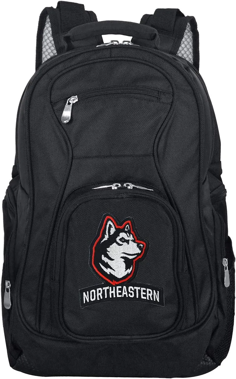 Denco Northeastern University Huskies Laptop Backpack- Fits Most 17 Inch Laptops and Tablets - Ideal for Work, Travel, School, College, and Commuting