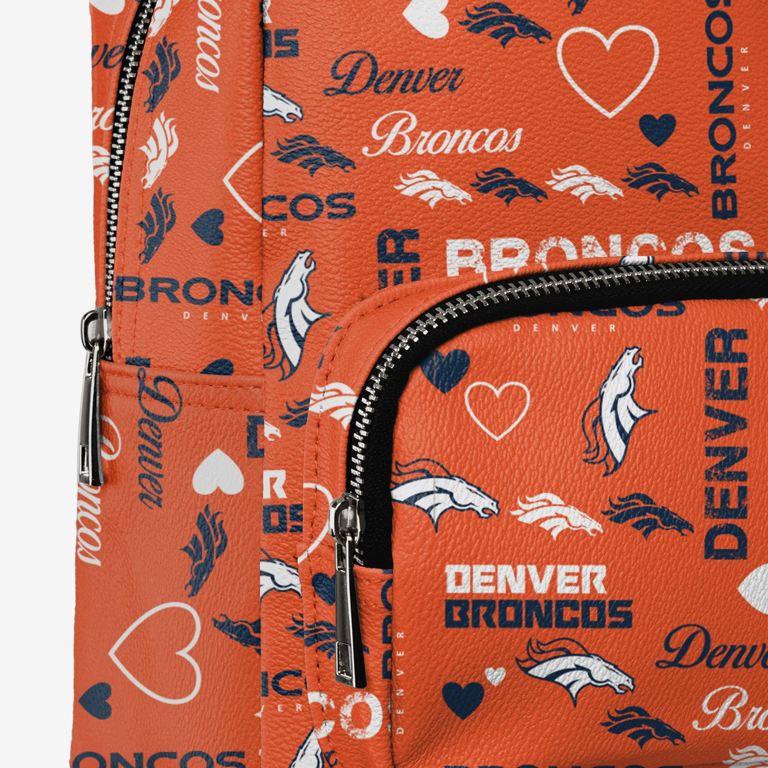 Denver Broncos Logo Love Mini Backpack