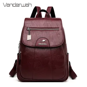 Designer Leather Backpack