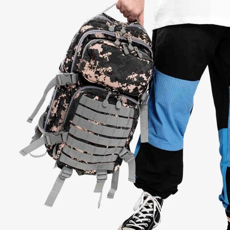 Devin Multi-Purpose Military Tactical Backpack in Green Camo