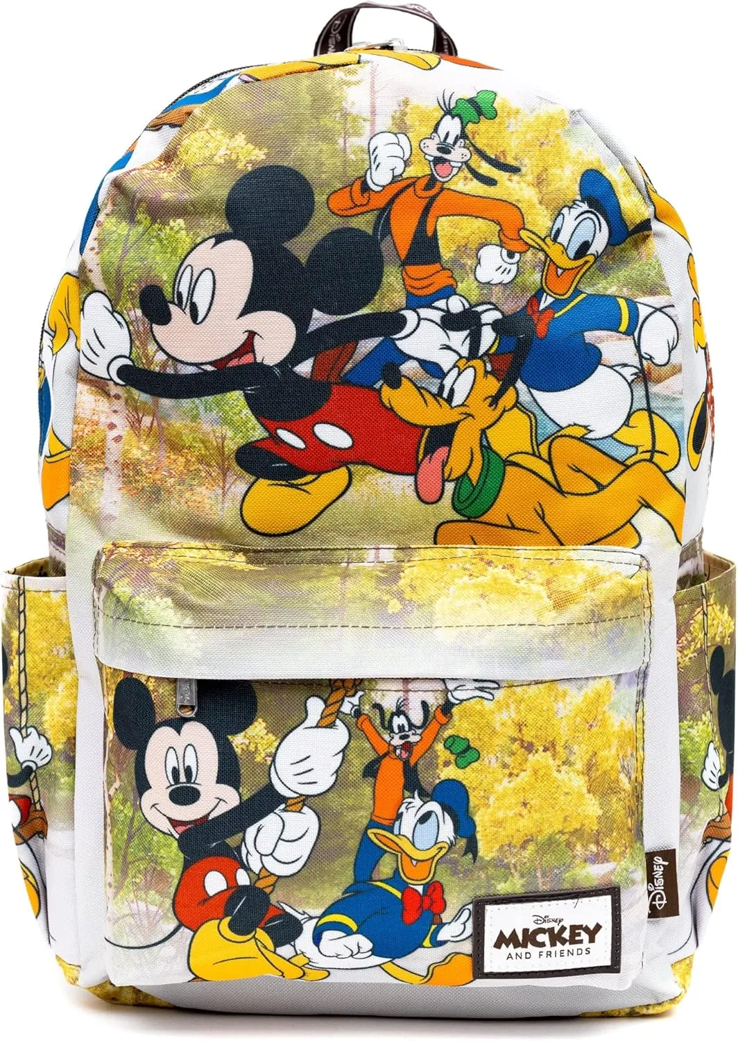 Disney Mickey Mouse and Friends 17" Full Size Nylon Backpack